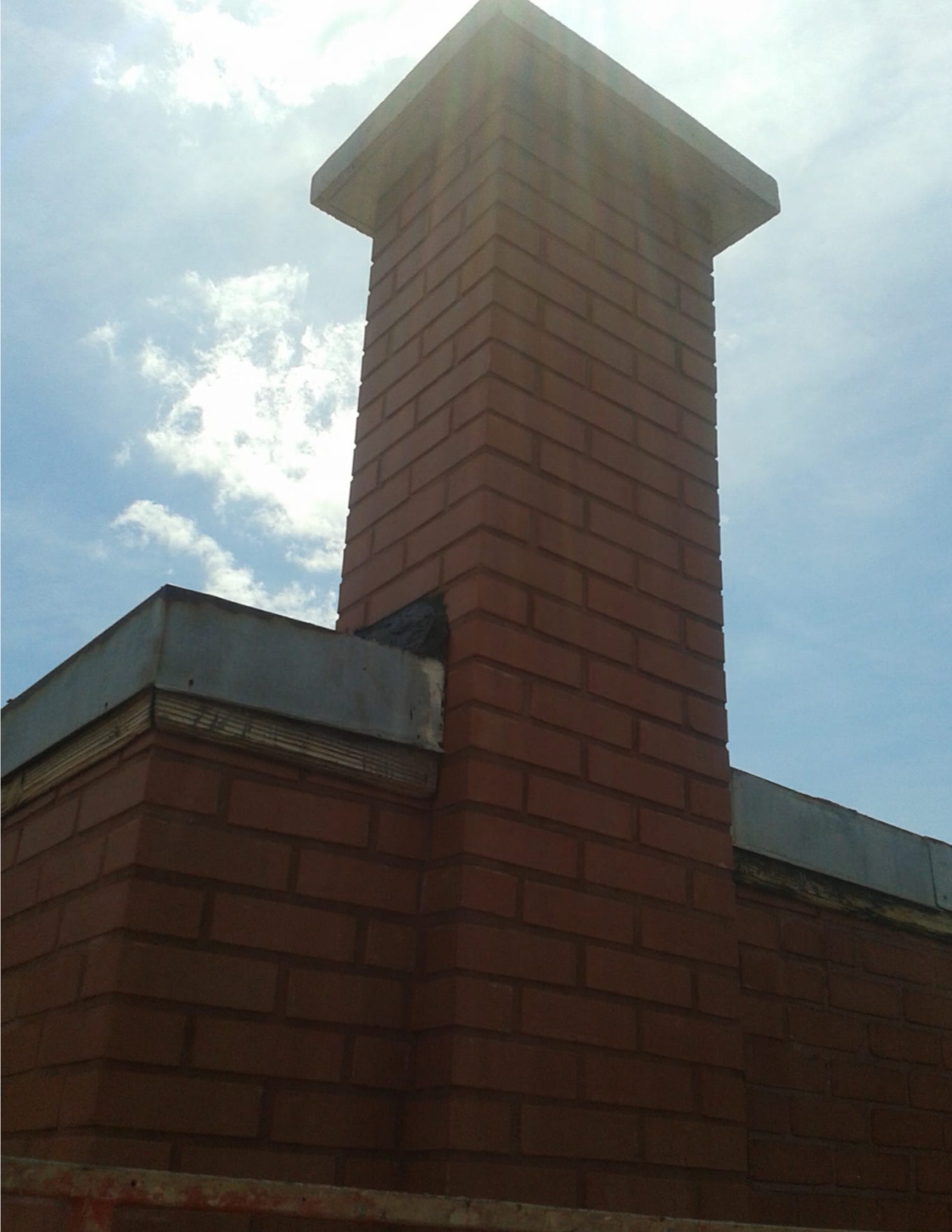Brick chimney